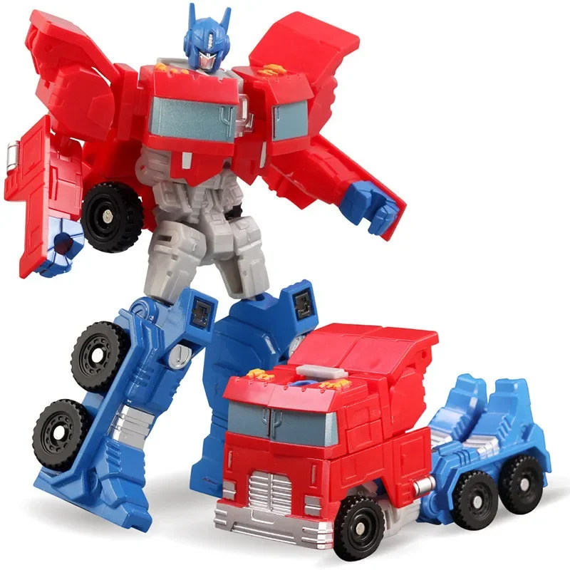 13CM Transformation Robot Cars Model Toys Kid Classic Robot Car Toys Action & Toy Figures Plastic Education Kids Toys