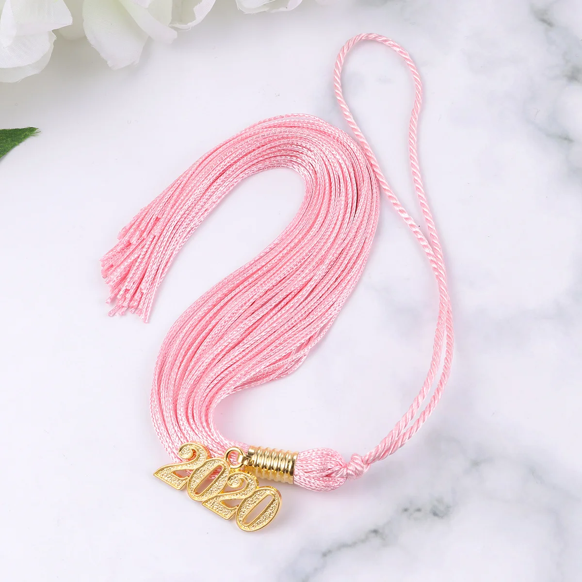 

6pcs 2020 Doctor Graduation Tassel Pink Academic Cap Decor Honor Ceremony Keychain Bookmark Gift Tag Party Souvenir Multi