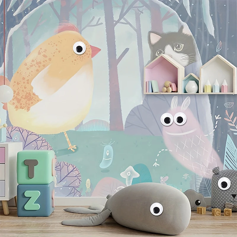 1 زوج ذاتية اللصق ضخمة متذبذبة عيون جوجلي لطيف مضحك كبير عيون بلاستيكية سوداء ملصق Diy بها بنفسك سجل القصاصات الحرفية لعبة الدمى #5