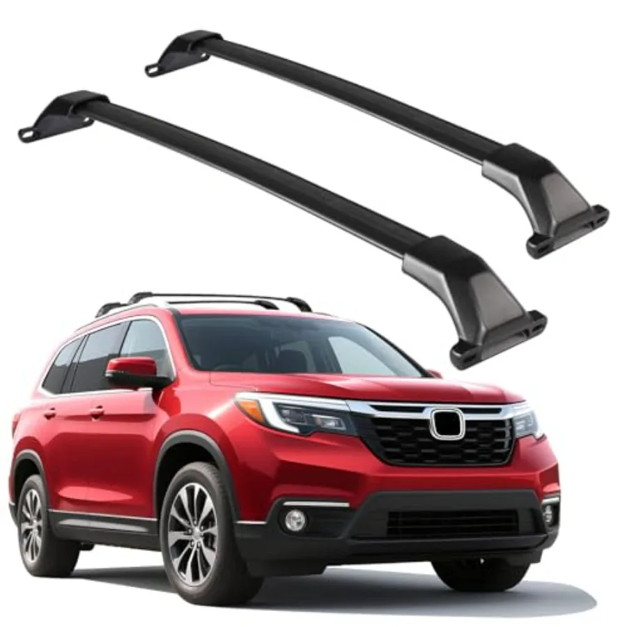 

Багажник на крышу (поперечины) для Honda Pilot 2016-2022, сверхпрочные алюминиевые поперечины-рейлинги для перевозки грузов, велосипедов, сноубордов, ски-оборудования