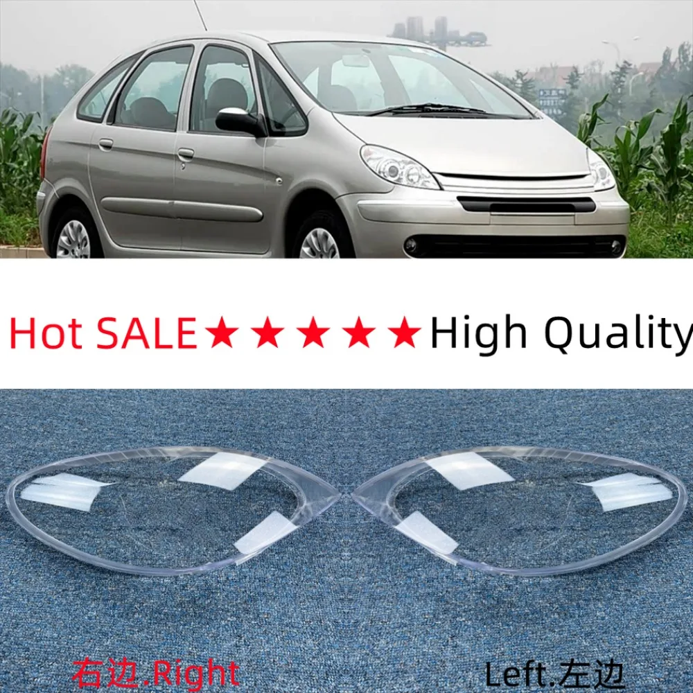 For Citroen Picasso Year Front Headlight Cover Transparent Lampshade Headlamp Lens Shell Body Kit Accessories