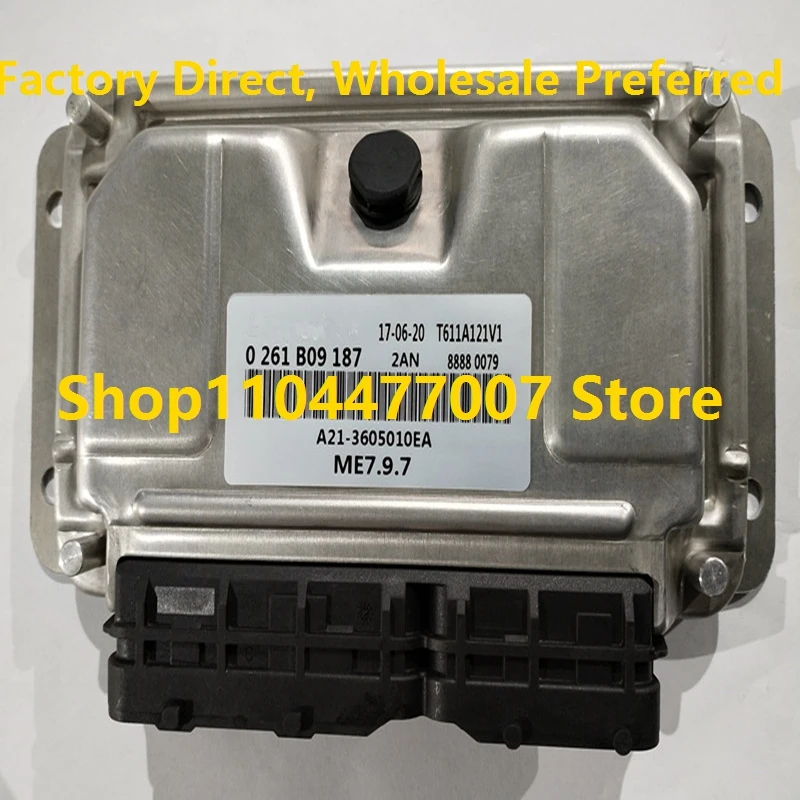 

Электронный блок управления M797 ME797 ECU, компьютерная плата двигателя для Chery 0261B09187 S21-3605010EA 0261B04412 S21-3605010, автомобиль