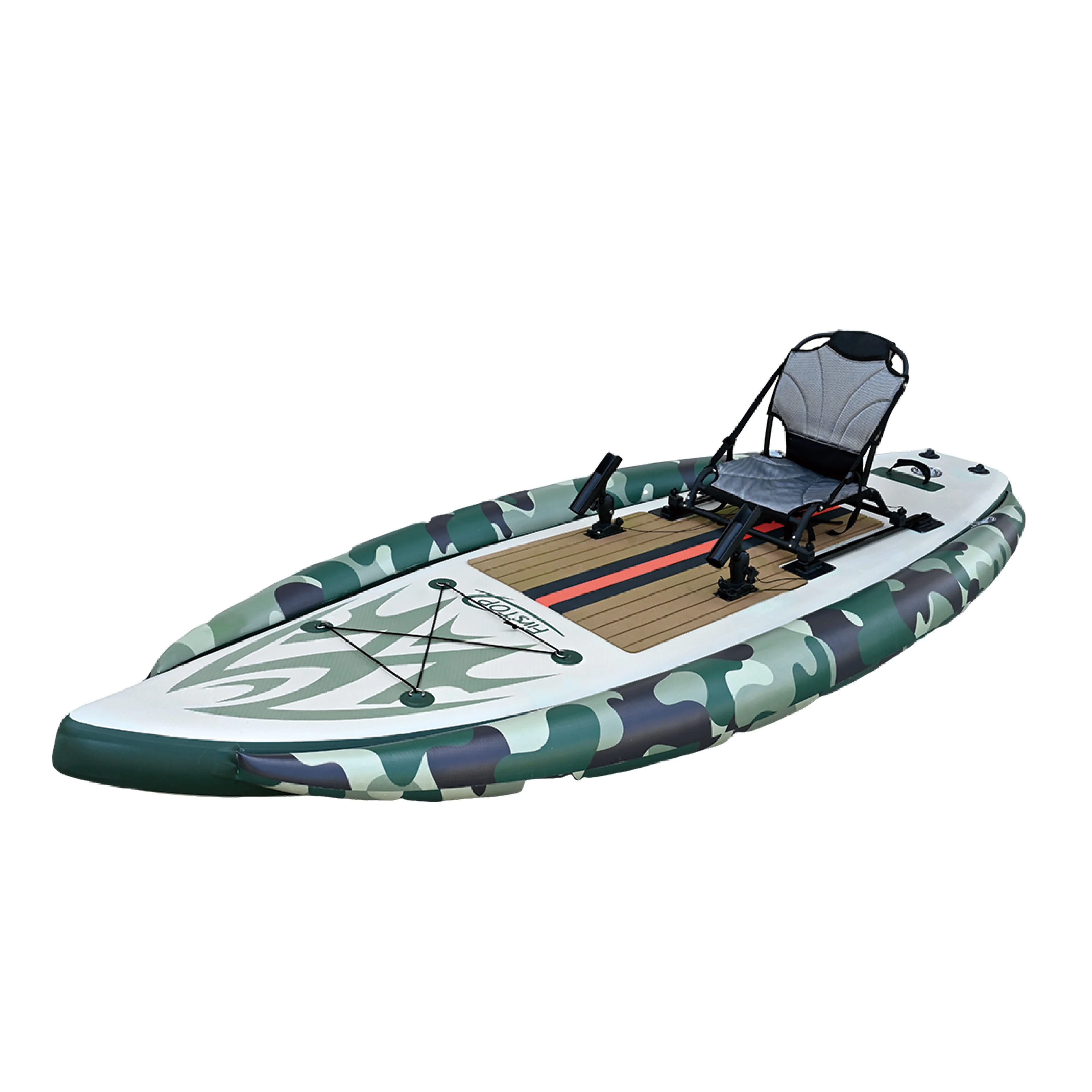 Inflatable Fishing Kayak Canoe 1 Person Inflatable Boat Watersports Pedal Kayak