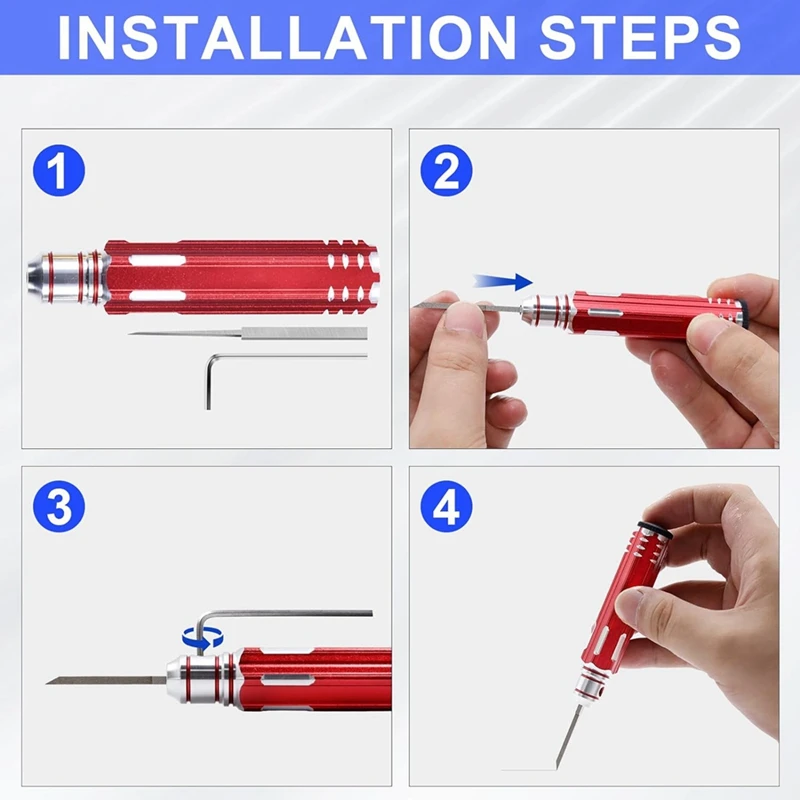 

NEW_Prime Модель Scriber Gundam с 7 лезвиями для резьбы по режукам B