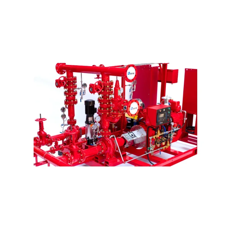 UL/FM NFPA20 Skid Mounted Fire Pump With Centrifugal End Suction Fire Pump Sets 500GPM