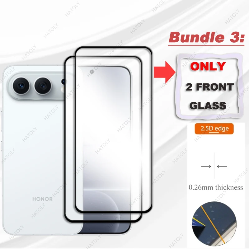 ل الشرف 500 الصين الزجاج طبقة رقيقة واقية ل الشرف 500 5G الصين الأسود حافة حامي الشاشة حامي عدسة الكاميرا ل الشرف 500