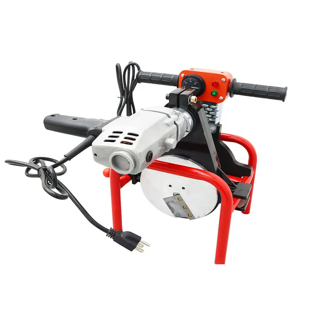 63-160/63-200mm HDPE Butt Fusion Welding Machine Manually 2 Clamps Pipe Fusion Welder Pipe Fusion Welding Tool 220V