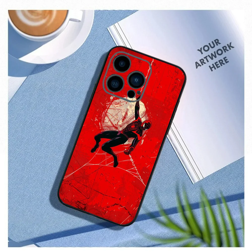 S_Spider-Man-N Movie Phone Case For Iphone 15 11 13 14 Pro Max 7 8 Plus X Xr Xs Max Se2020 12mini Cover Case