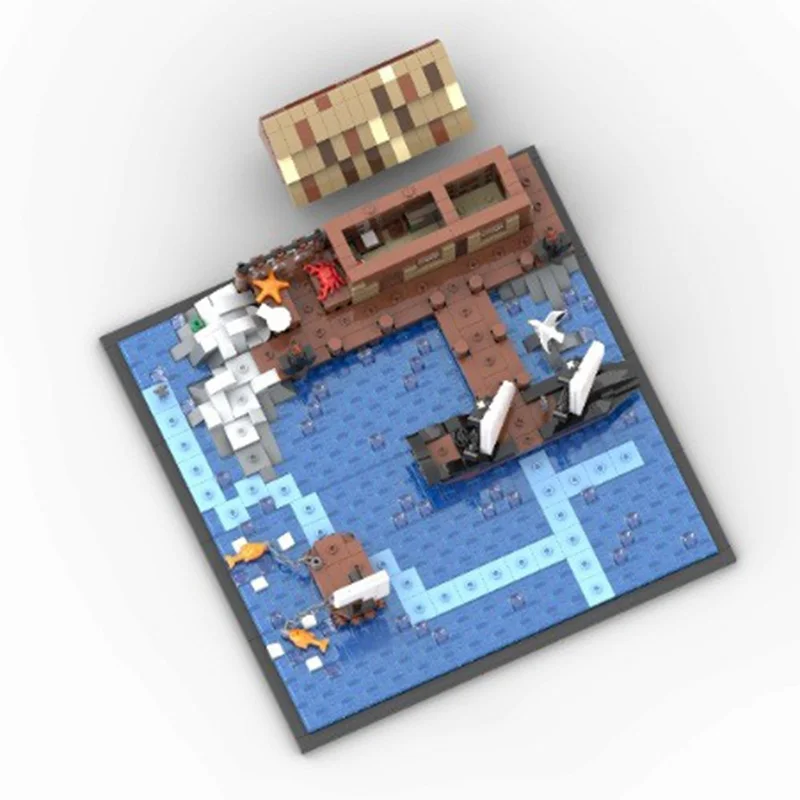 1245 قطعة MOC الأسطوري هيروكا دراندورا ميناء نموذج اللبنات العمارة الإبداعية هدايا عيد الميلاد فكرة اللعب التعليم الاطفال #2