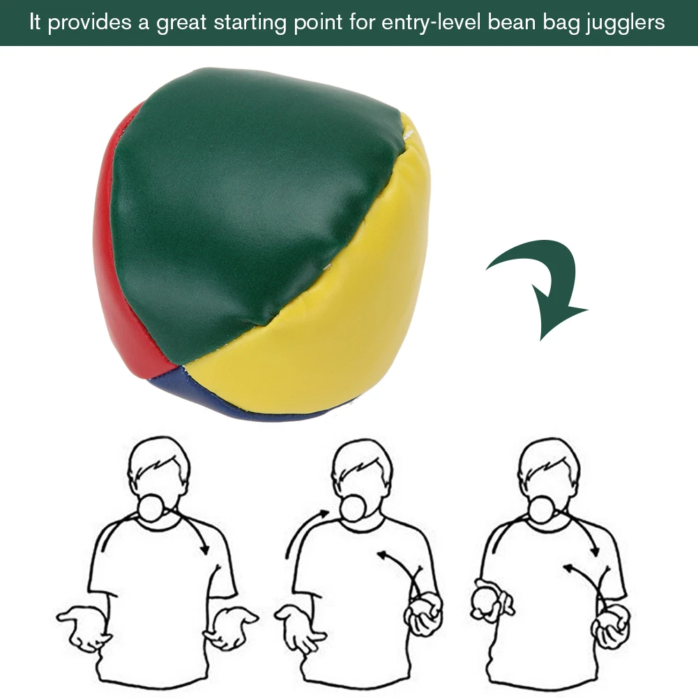 Balle de jonglage lisse et Durable, ensemble de boules de jonglage pour débutants, apprendre à malabarits, Kit de cirque pour enfants, jouet d'extérieur, 1-3 pièces