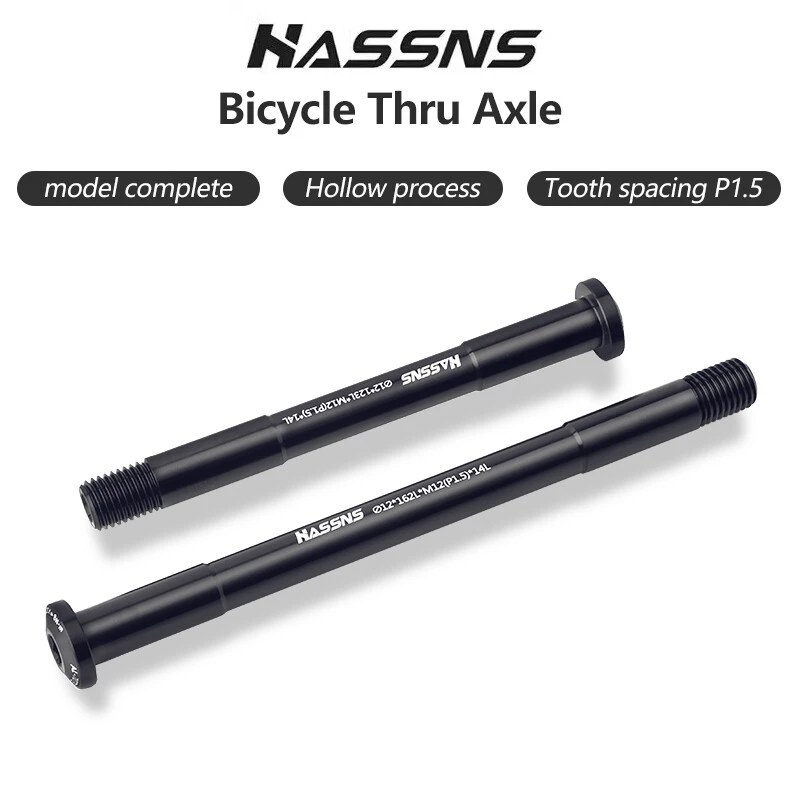 HASSNS MTB Steckachse 15x100 15x110 12x142 12x100 12x148 Straße Fahrrad Aluminium Legierung Barrel Welle Stange 12mm 15mm Nabe Gabel Welle – Detail 9