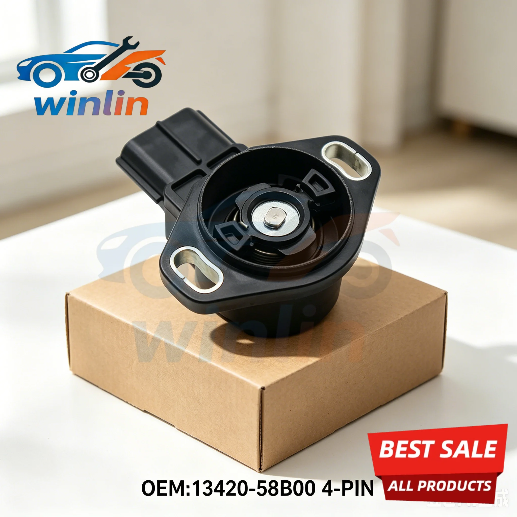 13420-58B00 Accelerator Throttle Position Sensor TPS for Suzuki Sidekick 1992-1998 Geo Tracker 1.6L 1989-1998