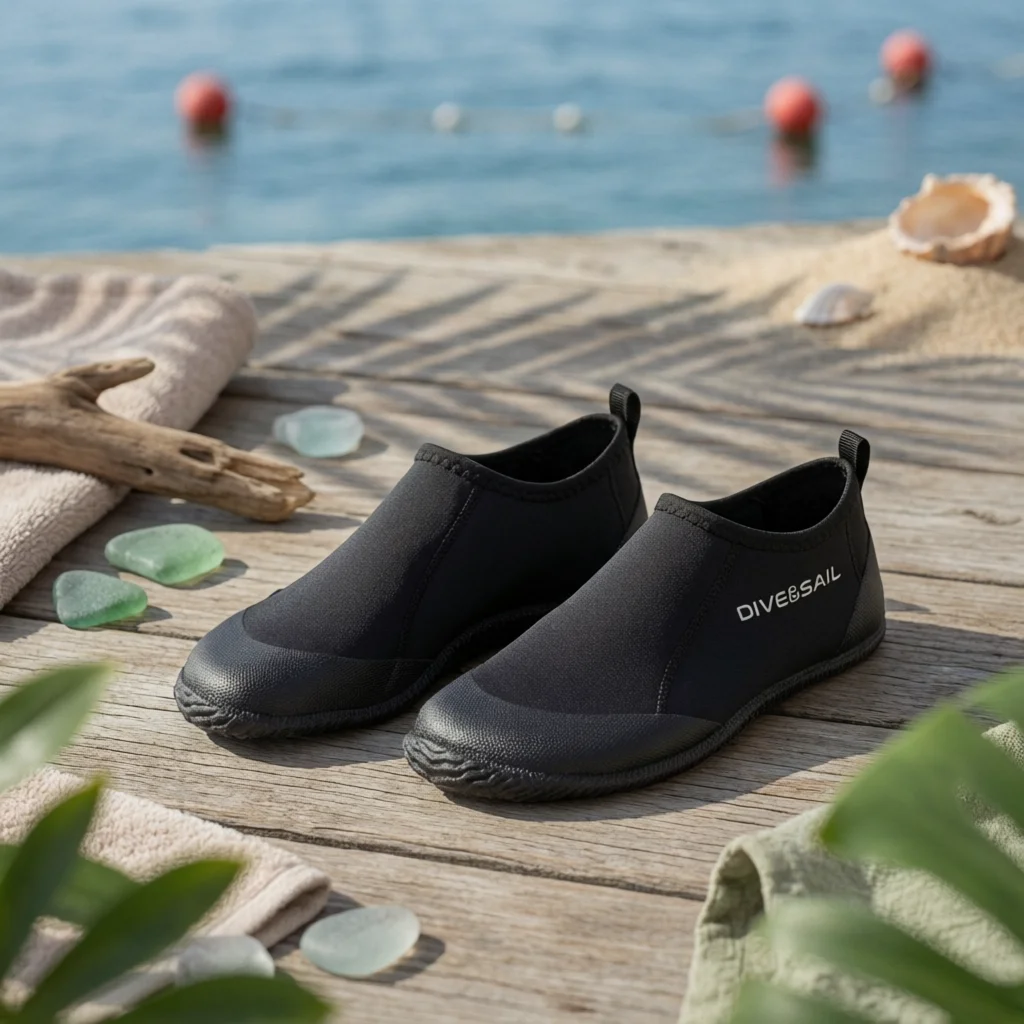 Botas de Buceo con Suela de Goma Antideslizante, Botines de Neopreno, Calcetines de Agua Suaves para Buceadores, Snorkel y Surf