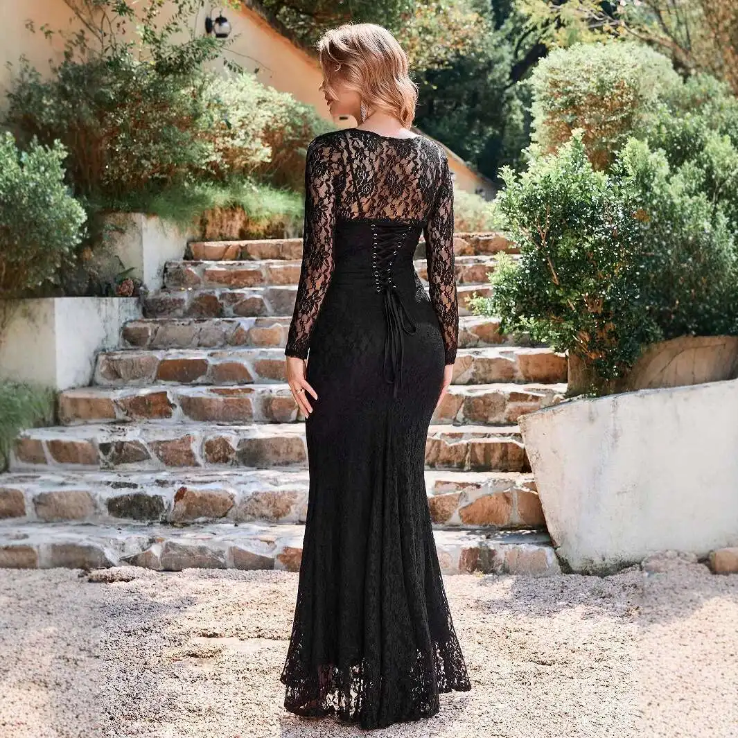 

Style Summer New Lace Camisole Long Skirt Sexy Hollow Out Perspective Short Cardigan Dress Two-piece Set Robe Vestido Women