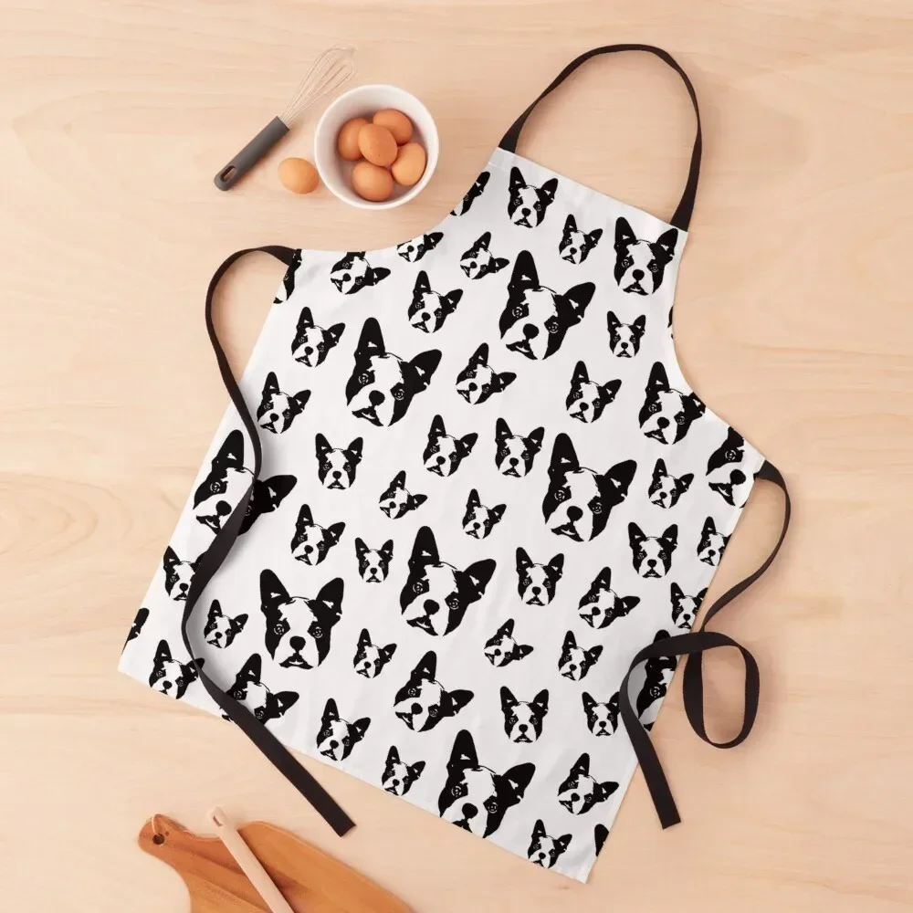 

STOP AND LOOK AT THESE INCREDIBLE GIFTS FOR THE BOSTON TERRIER DOG LOVER FROM MONOFACES FOR YOU IN 2021 Apron