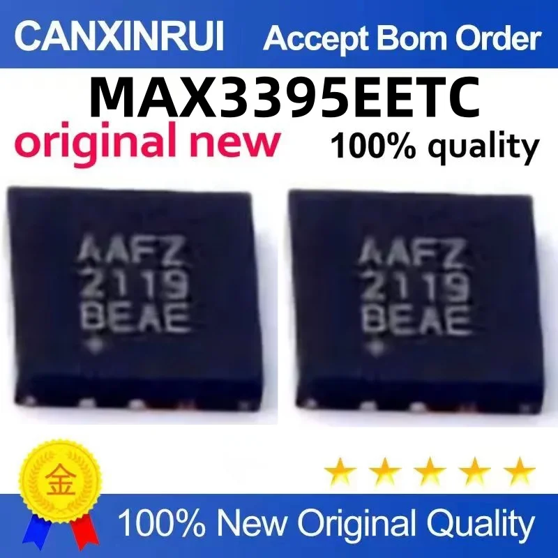 MAX3395EETC Silk screen AAFZ QFN QFN12 converter level shifter IC Welcome to consult