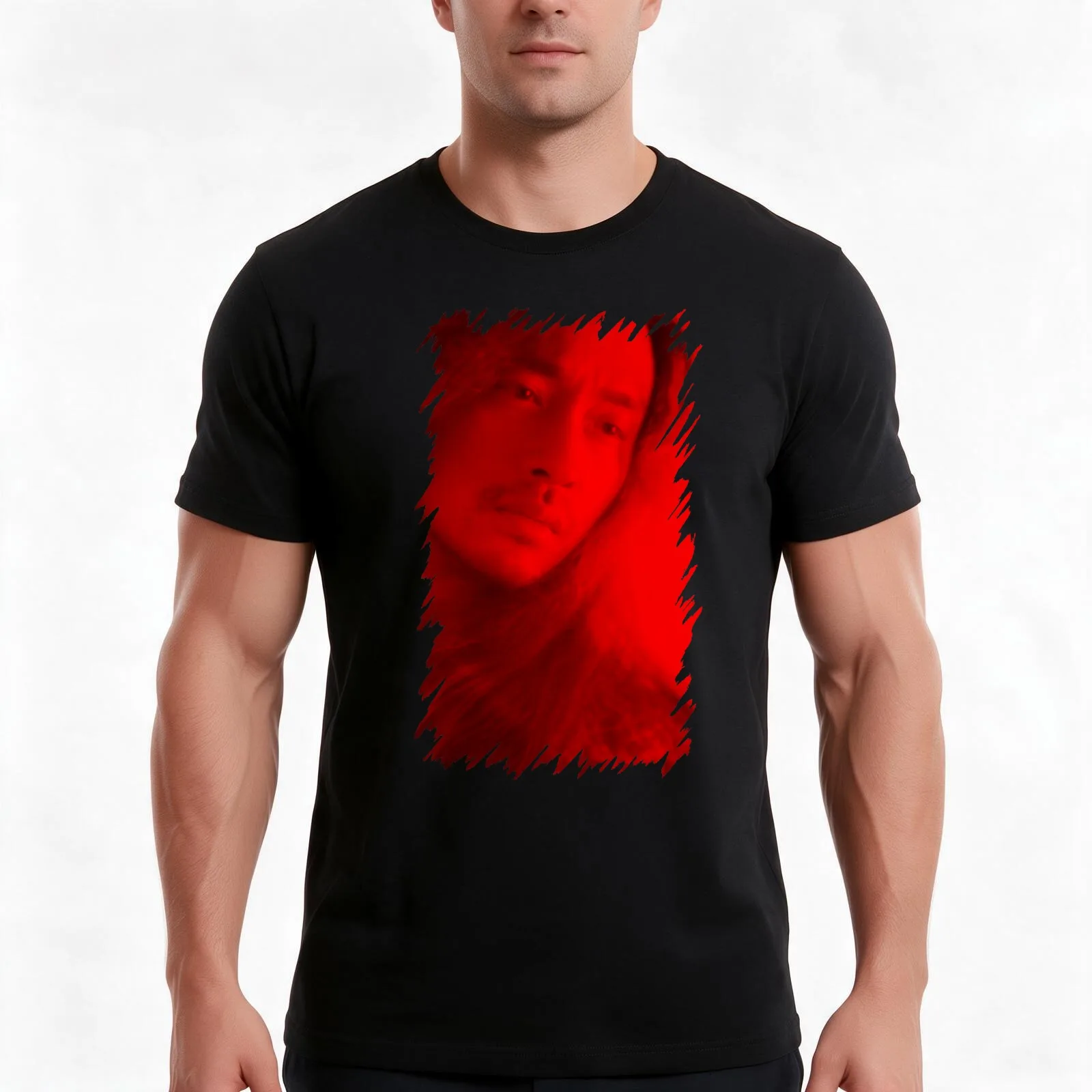 Leslie Cheung - Celebrity T-Shirt Summer Casual Cotton Tee Oversized Streetwear Tops Vintage Graphic Print Unisex Men Women