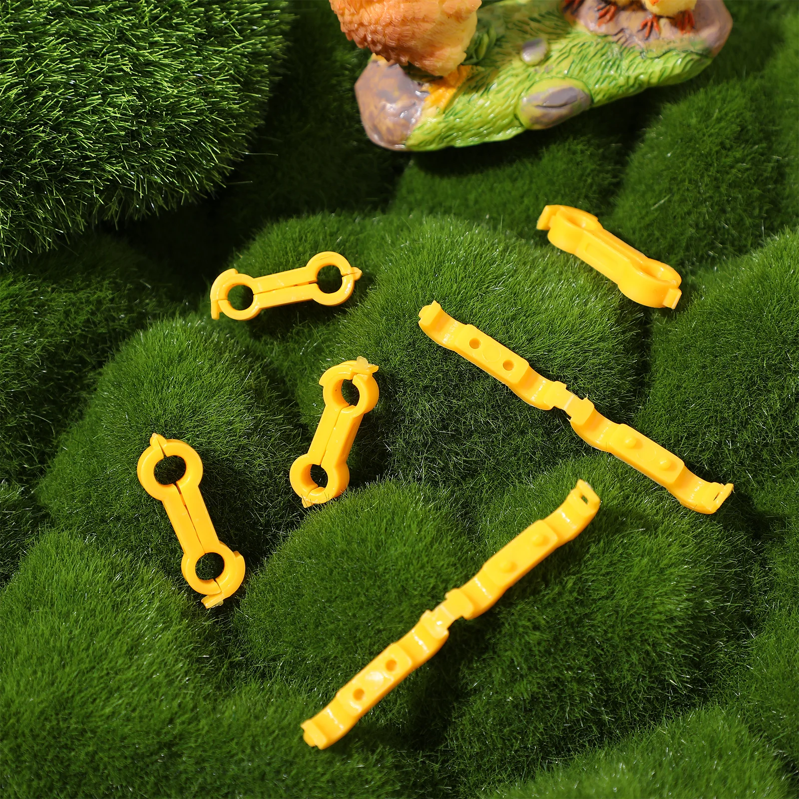 

12 Pcs Bird Corrector Chicken Pigeon Bands Leg Strap Pvc Foot Ring Pet Supplies Parrot Splay Leg Stabilization Device For Chicks