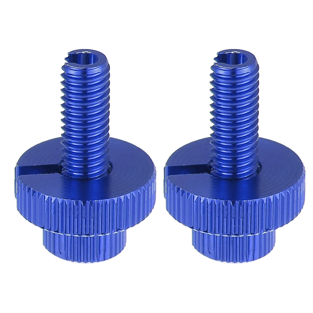 Set of 2 Motorcycle Brake Clutch Lever Adjuster Screws M8x1 25 Aluminum Alloy Compatible with Various Motorcycles and Dirt Bikes