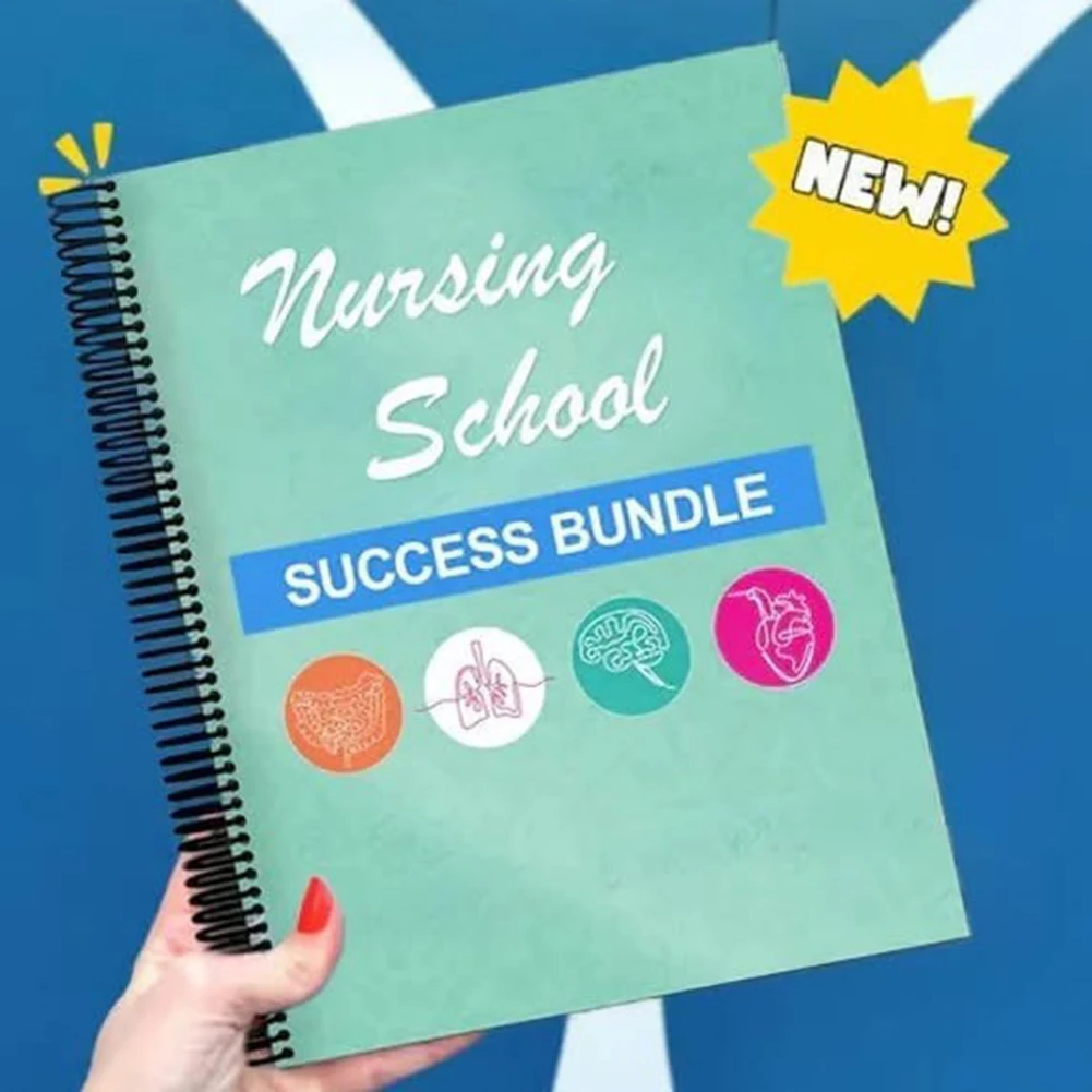 400+ Page Nursing Study Guide Handwritten Studying Note Concise Practical Nursing Success-Manual Designed To Aces Nursing School