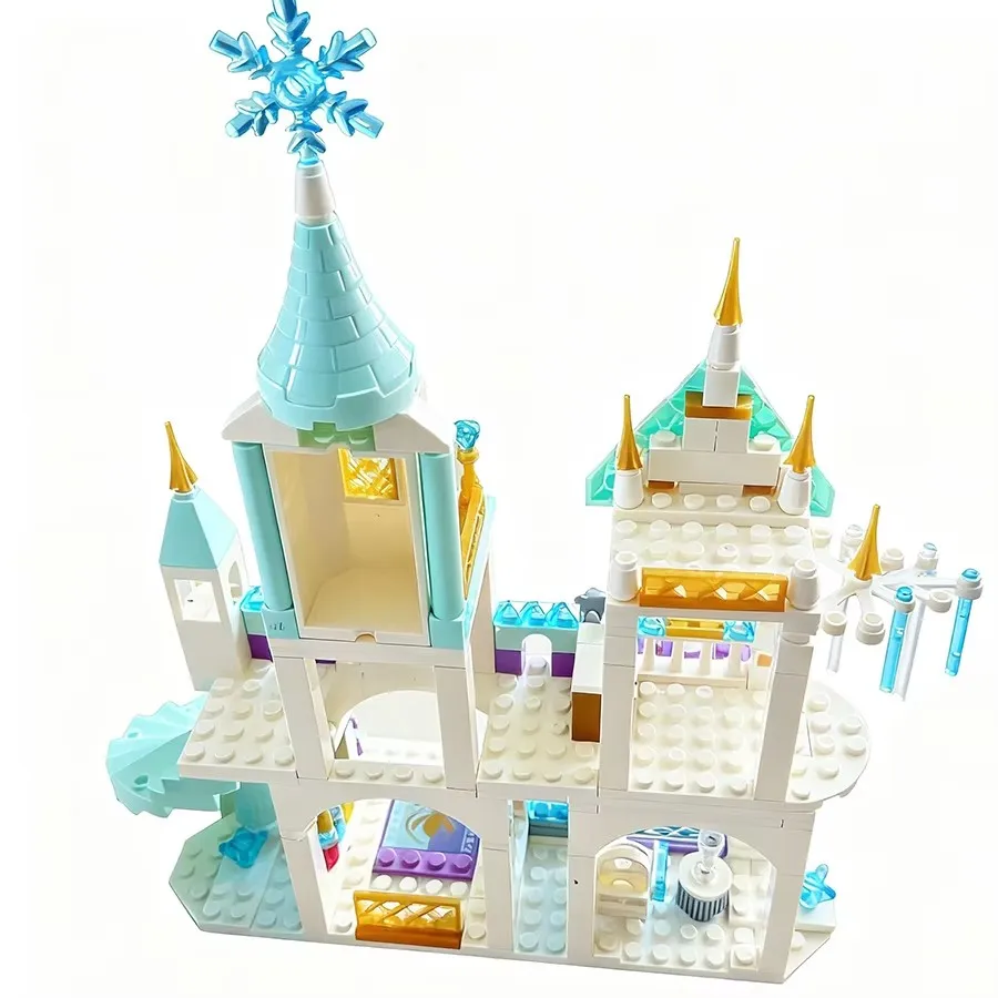 360 قطعة من سلسلة الأصدقاء، مكعبات بناء منزل قلعة الأميرة للأطفال، ألعاب تعليمية للأطفال والبنات #5