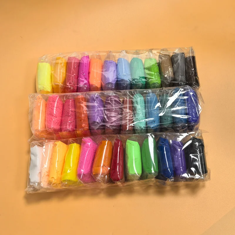 12/24/36 pcs Colorful Super Light Clay DIY Toys Air Dry Polymer Modelling Clay with 3 Tools Soft Creative Educational Slime Kids