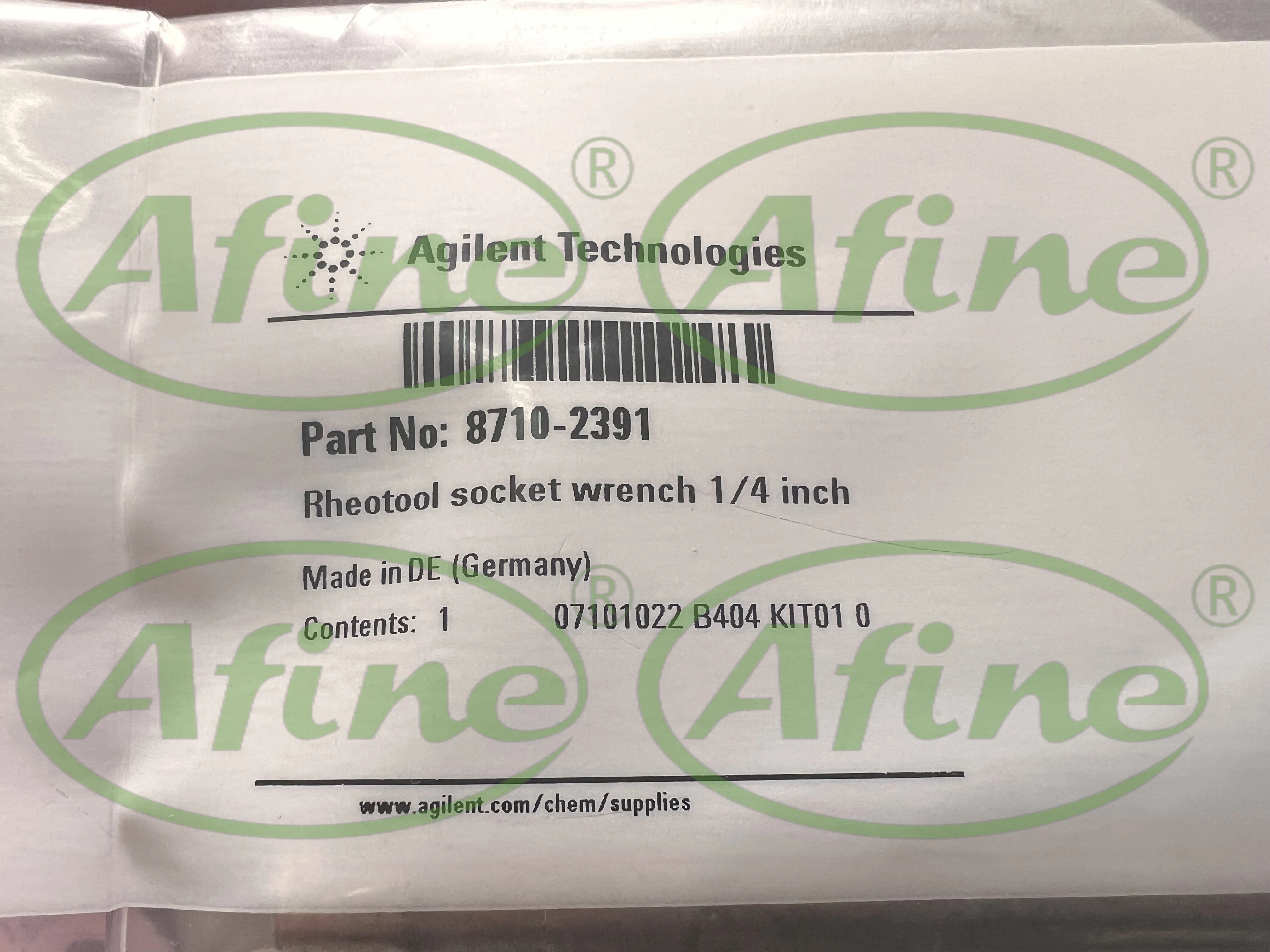 

AFINE Agilent 1/4 in Rheotool Socket Wrench 8710-2391