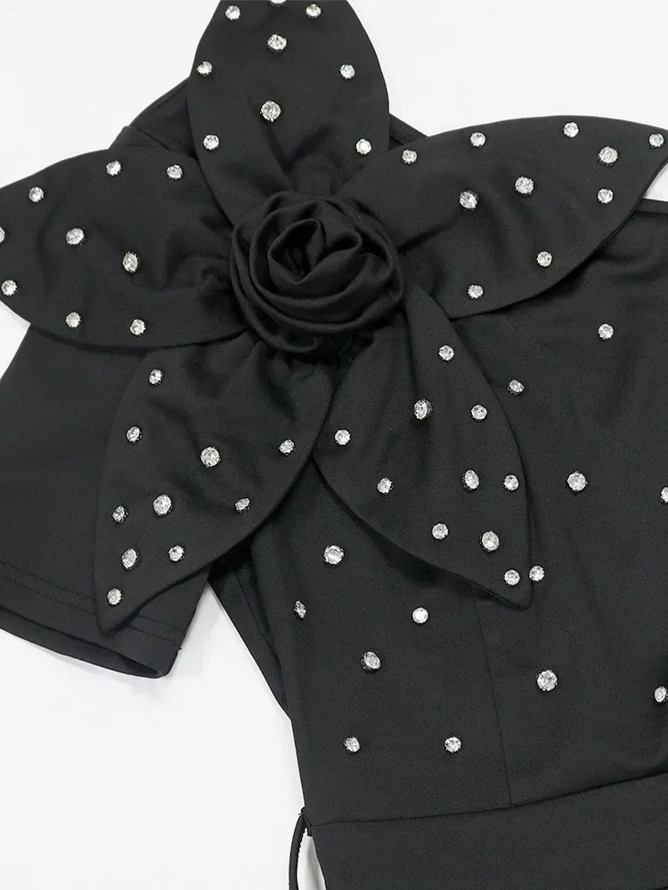 Dashiki African Women Jumpsuits For Summer Autumn One Shoulder Loose Fashion Streetwear Overalls Wide Leg Pants Trousers 2025