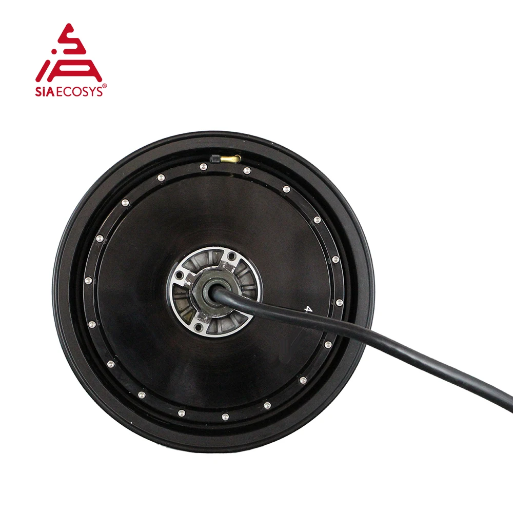 QSMOTOR 13x3.5 Inch 4000W QS273 V3 Single Shaft Hub Motor for Electric Motorcycle High Torque Powerful Electric Motor
