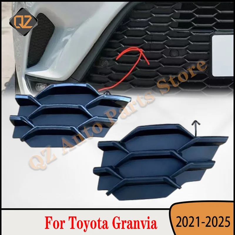 

Car Front Bumper Tow Hook Cover For Toyota Granvia 2021-2025 Front Bumper Tow Towing Eye Hook Cover Cap Trailer Cover Trim