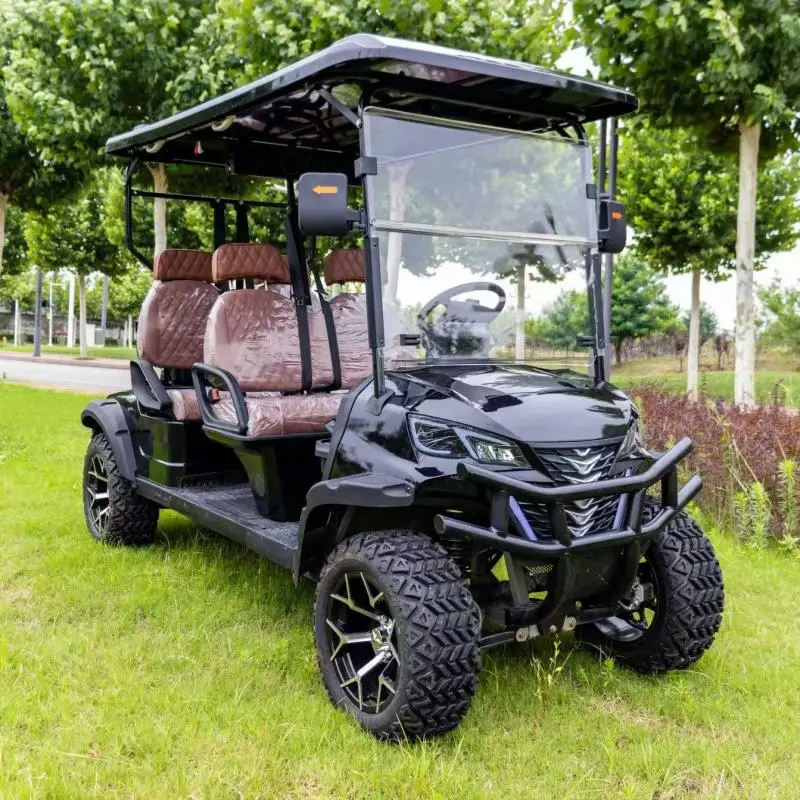 MMC Factory Sale 48V/72V Lithium Battery Golf Carts 4KW/5KW/7.5KW Motor 4 Seater Lifted Electric Golf Cart