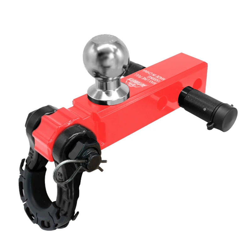

Customized Design Colorful 3/4" Heavy Duty Shackle Ball Hitch Mount for 2 Inch Square Receiver