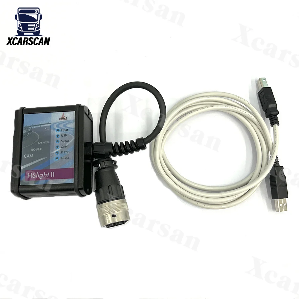 For DEUTZ HSlight II SerDia 2000 Support CAN K/L-Line level3a Diagnostic Tool heavy duty DEUTZ DECOM diagnostic programming tool