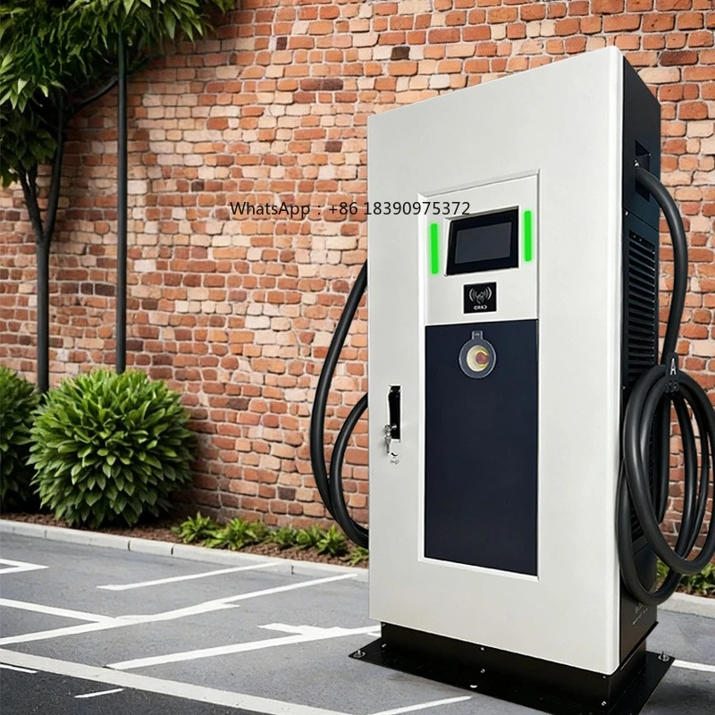 Floor Mounted IP54 Dual Connector DC EV Charger 160kW CCS2 Electric Vehicle Fast Charging Station for Modle Y