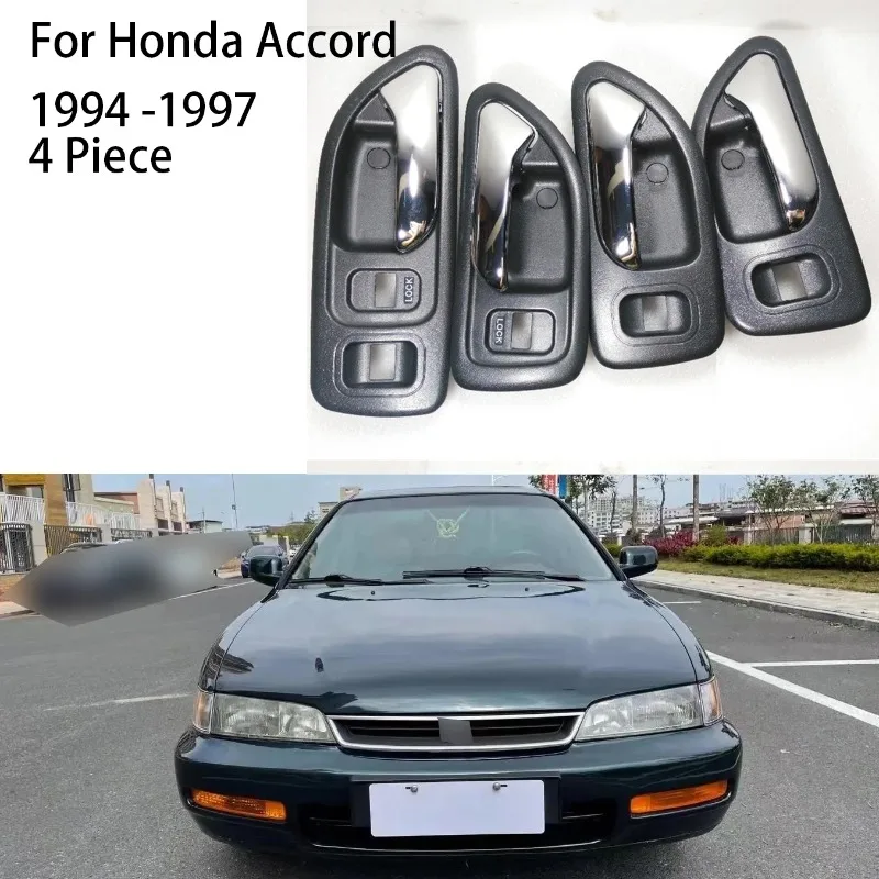 

AH792 4 piece For Honda Accord Interior Inner Door Handle Sedan 1994 1995 1997 car door handle CD4/5 72165SV4A01 72125SV4A01