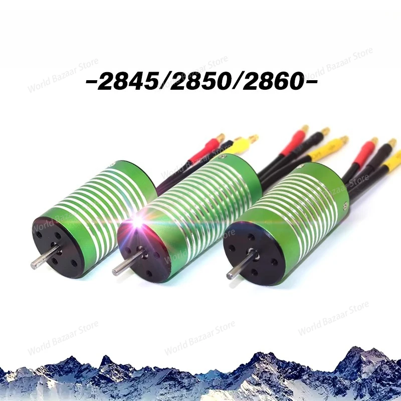 

2860 2850 2845 Четырехполюсный бесщеточный двигатель постоянного тока 1/14 1/16 Модель автомобиля с дистанционным управлением и корабля Внутренний вращающийся двигатель