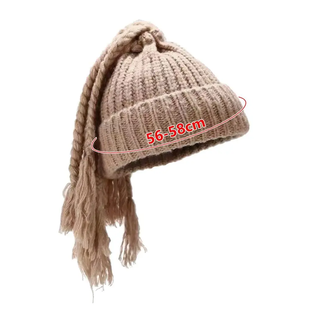 العصرية تنوعا الشتاء قبعات منسوجة بلون الهيب هوب نمط المجدل قبعة دافئة صوف مبطن قبعة قبعة للجنسين #6