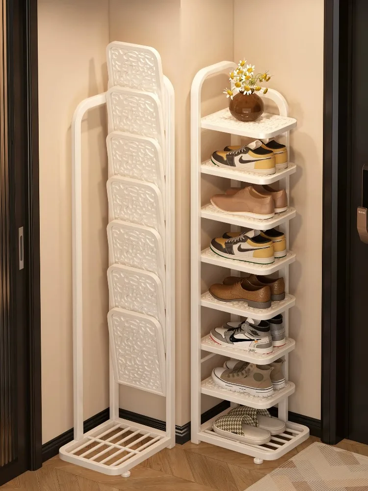 

Small Entrance Shoe Rack Easy to Assemble Shoe Storage Organizer for Rent Dormitory Simple Design New 2026 Model