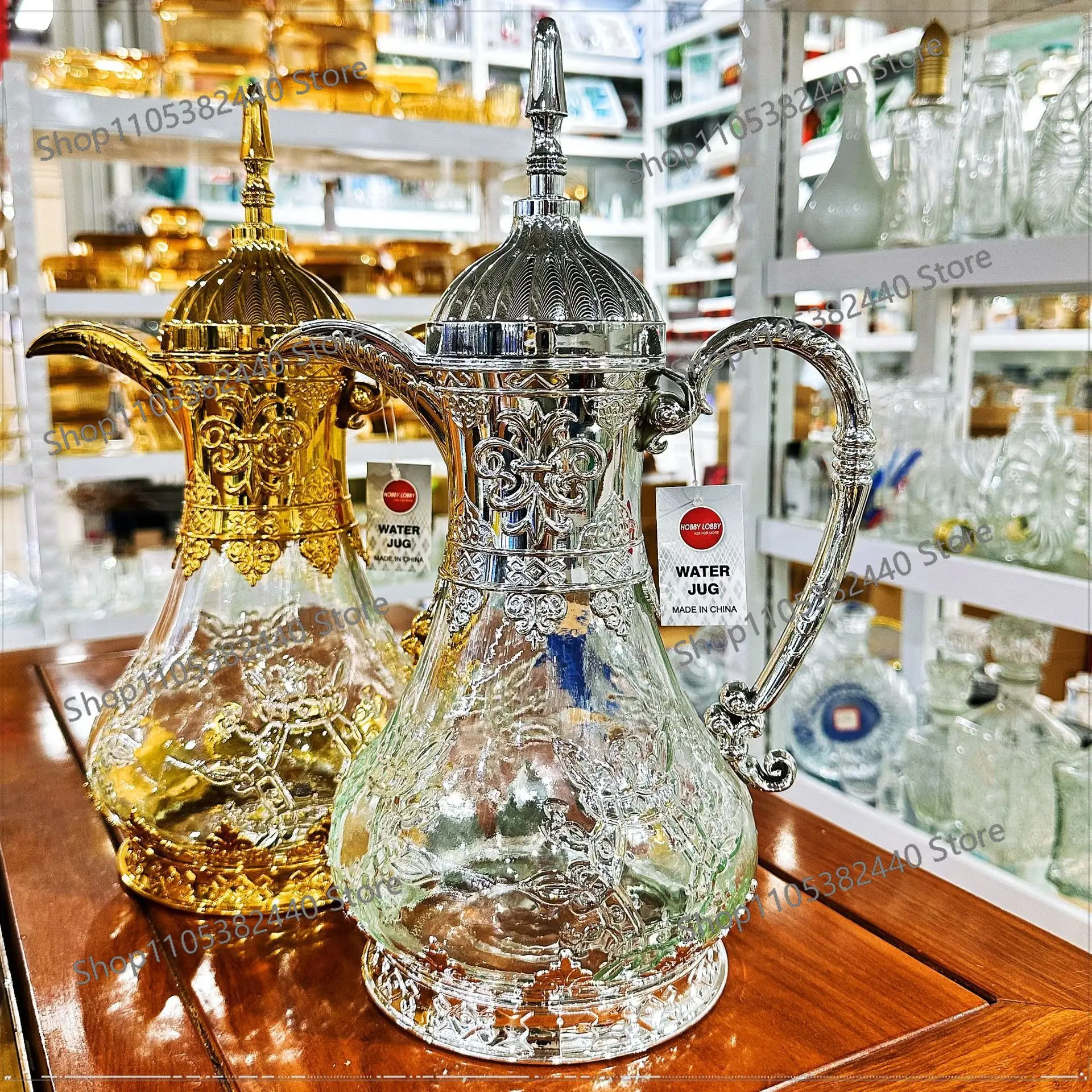 Middle East Arabian wind glass cold kettle juice beverage coffee pot 1.6L spot