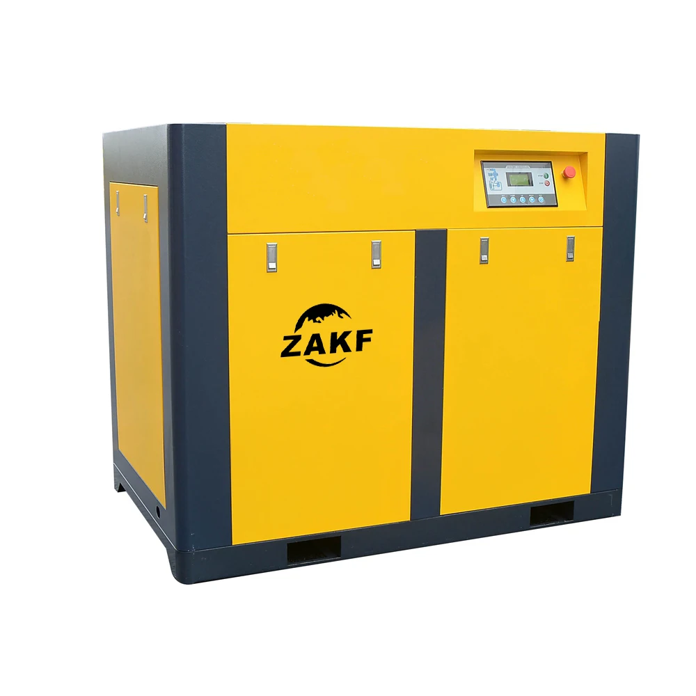 Energy Saving 20bar 37KW 50HP air compressor belt PM variable speed rotary screw air compressor