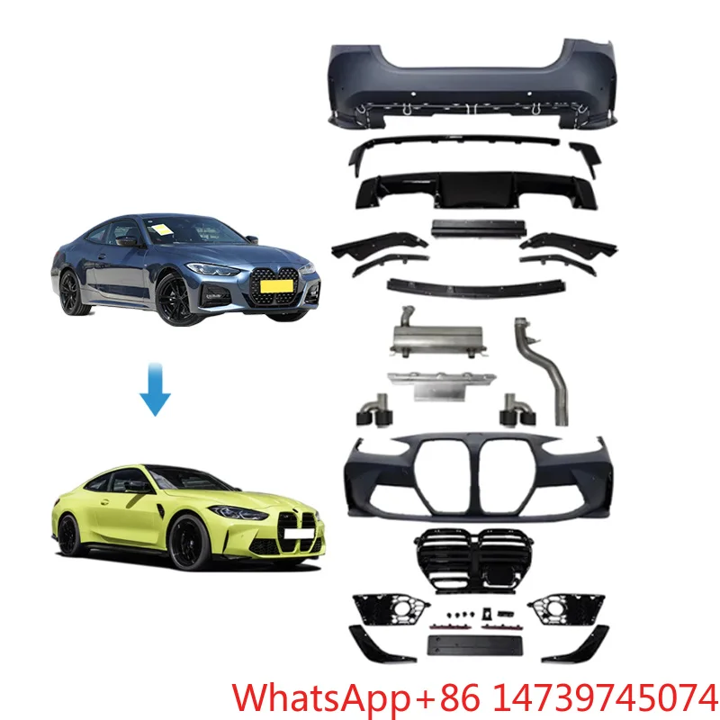 2011-2017 F10 F18 5 Series Body Kit, M4 Style Front Bumper Exterior Modification Upgrade Parts