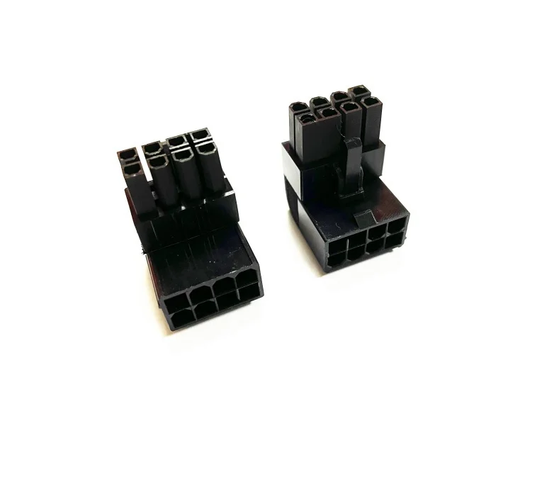 4pin CPU 8PIN 6pin PCI-E 8pin Male to Female 90 Degree Angled Connector for PC Desktops Graphics Card 8P Power Port  plug socket