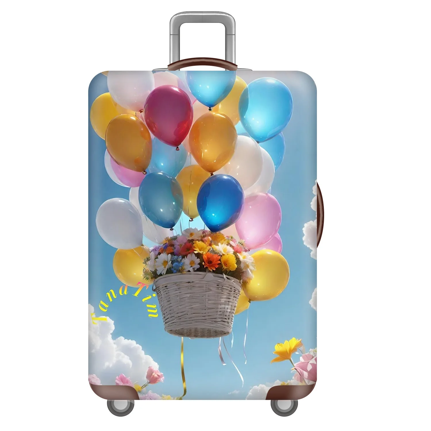Thickened travel luggage protective case trolley case, machine washable washable polyester, ideal for airports and hotels