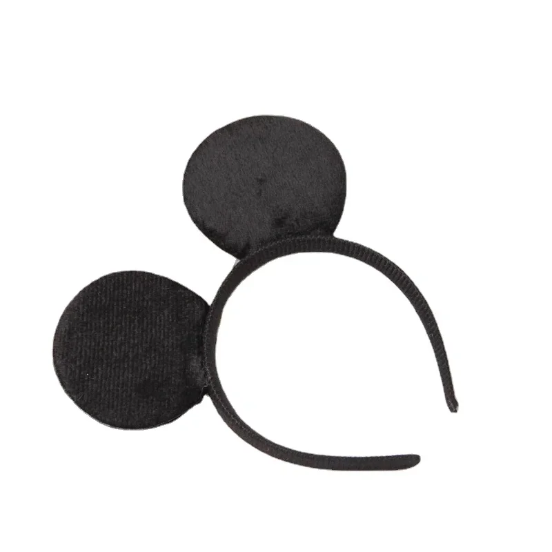 Bandeau de sauna oreilles de Minnie Mouse pour enfants et adultes, bandeau à paillettes, nœuds à pois, vêtements de sauna pour enfants, accessoires pour filles, fête d'anniversaire