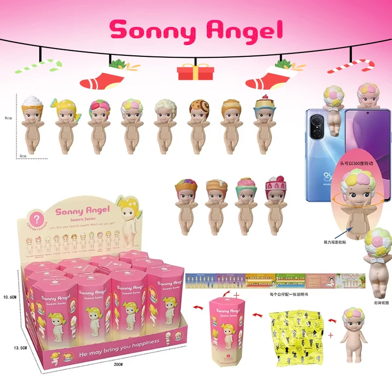 

Sonny Angel Candy Blind Box Anniversary Hippers Looking Back Anime Figures Ornaments Dolls Fans Children Christmas Gifts