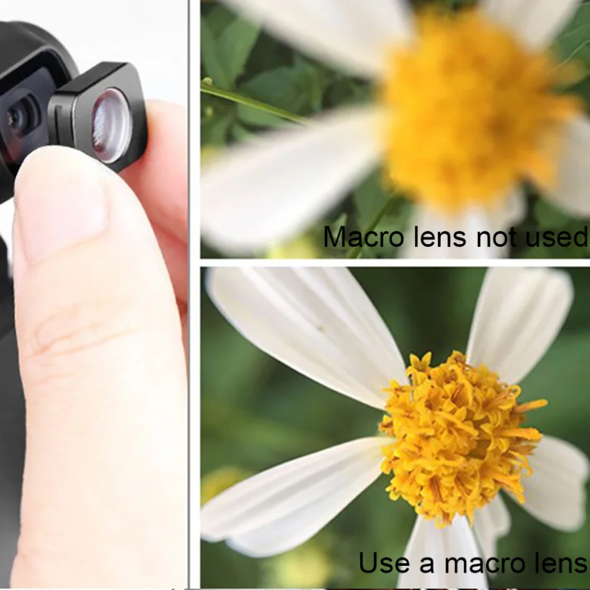 For DJI Osmo Pocket 2 Filter Set Micro-Wide Angle / 10X / Fisheye Filter Lens Set, Filters Kit for Outdoor Photography Pocket2 - Image 6