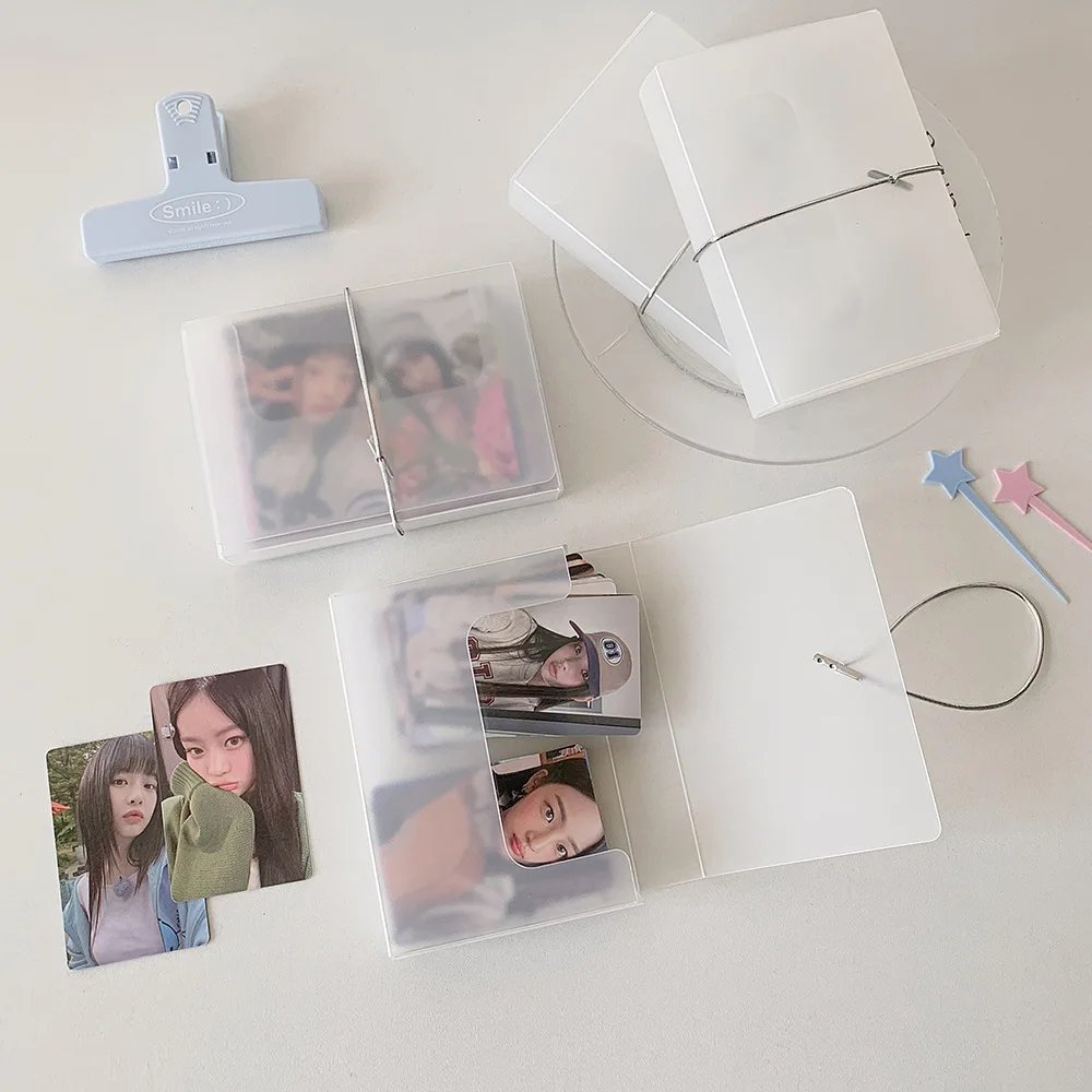 Frosted Transparent Korean Photocard Holder Idol Photo Card Picture ID Photo Photocard Frame PP Card Cover Simple