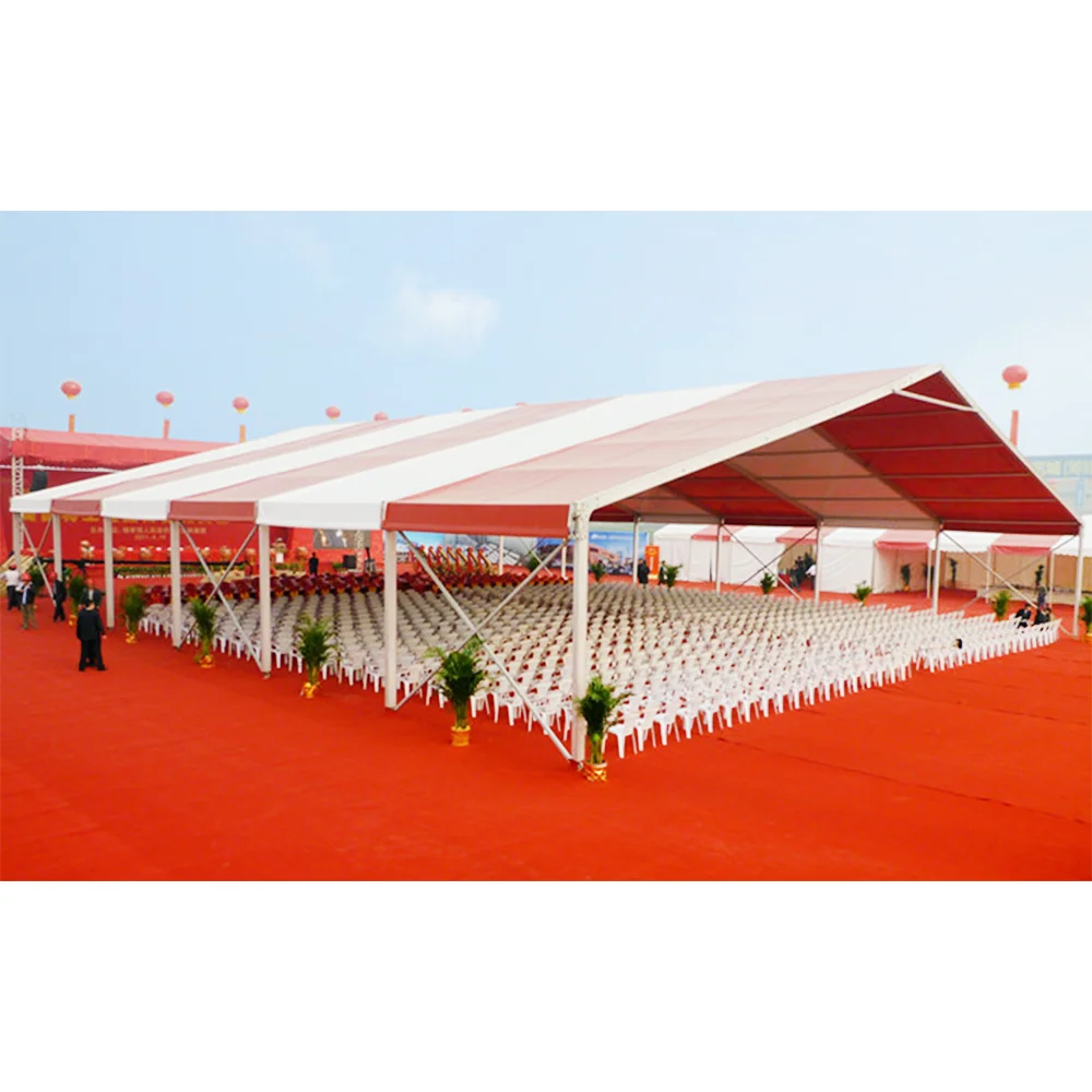 Custom Large Aluminum Frame Marquee Tent Luxury Waterproof Outdoor Wedding Party Event Exhibition Tent Design Colors