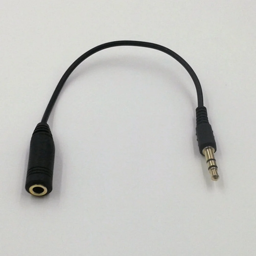 23Cm 3.5Mm Stereo Male To Female Audio Aluminum Alloy Shell Wire Core Low Signal Loss Compatible With Ios Aux Devices Headphone