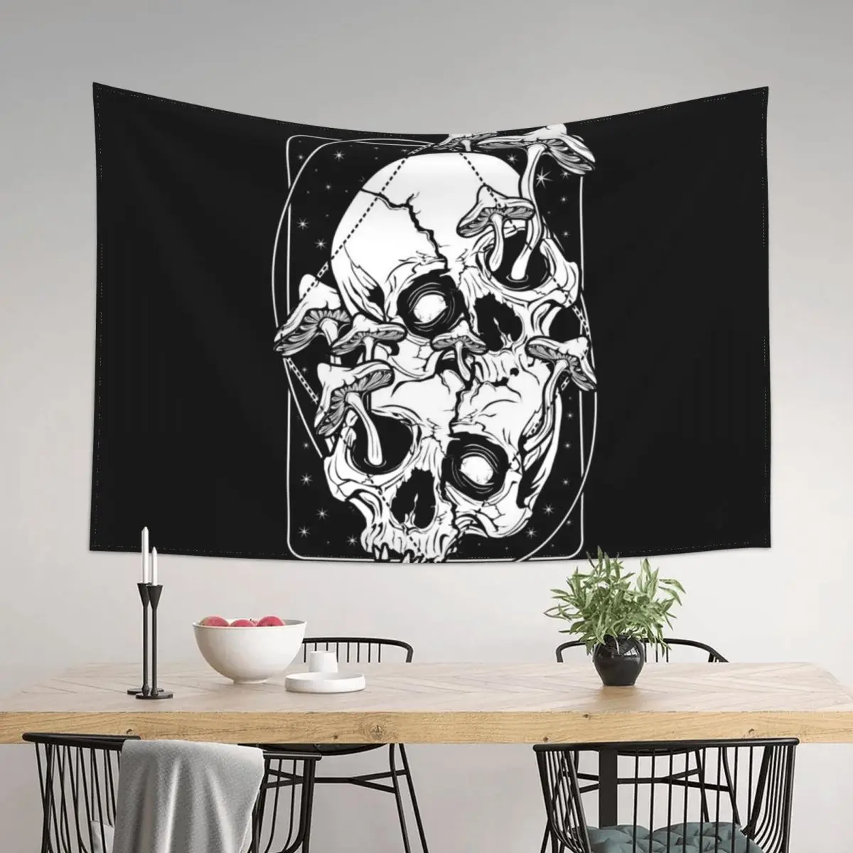 

Overgrown - mushrooms gone wild Tapestry Bedroom Organization And Decoration Aesthetic Room Decor Wallpaper Bedroom Tapestry